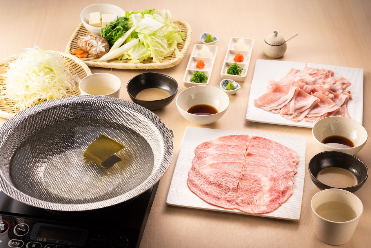 豚と牛の贅沢ランチコース（※要事前予約）