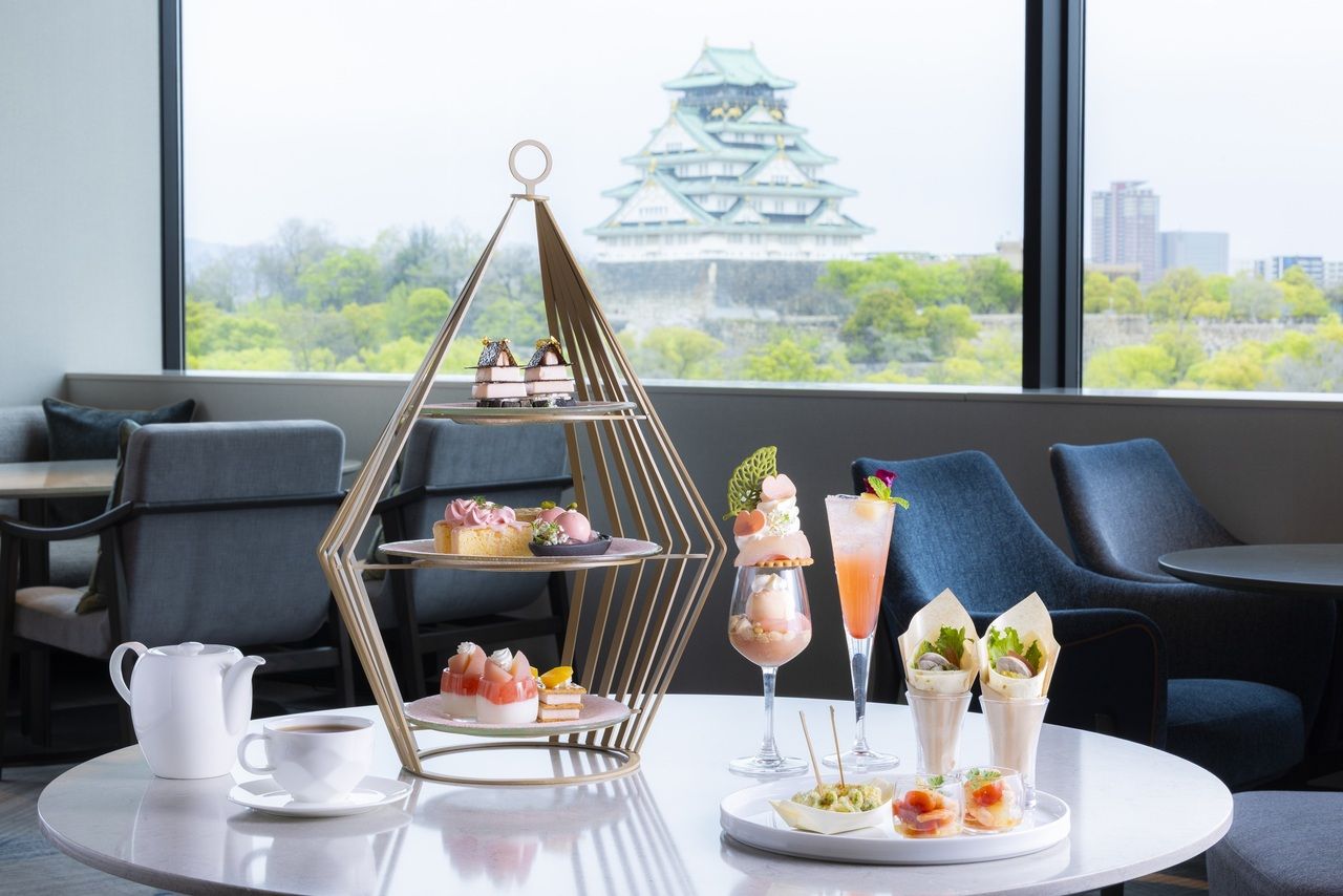 Peach Afternoon Tea