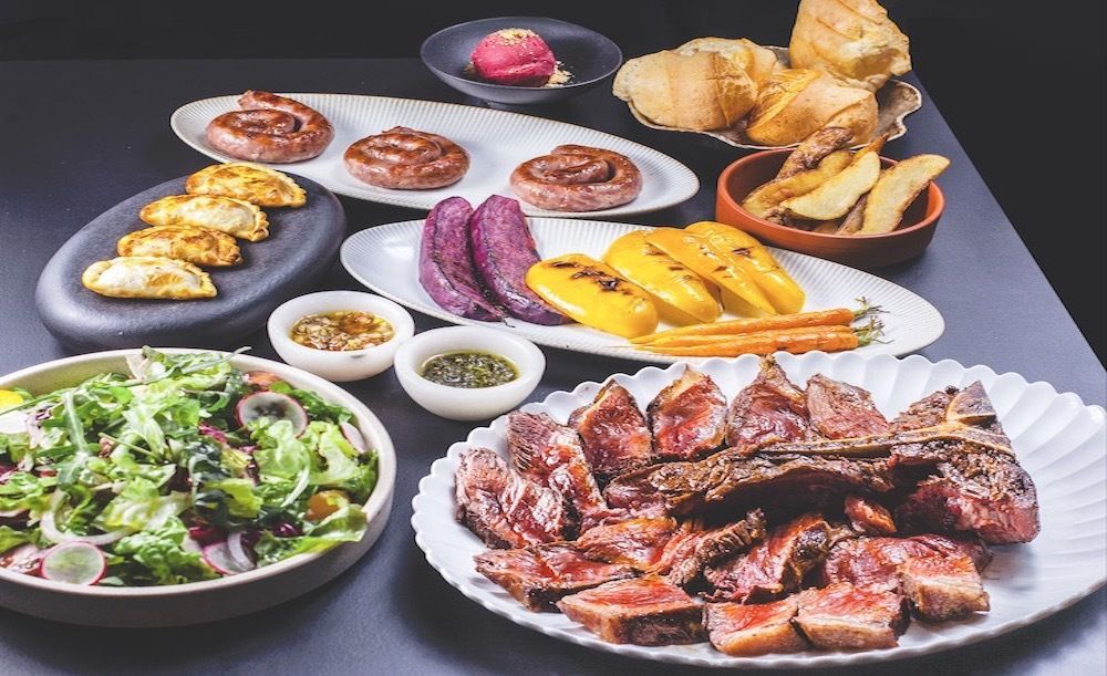 【母の日5月1日～10日限定・乾杯スパークリングワイン付き】～アルゼンチン産骨付きサーロイン＆ロブスター～巡る南米グルメコース＋メッセージプレート付