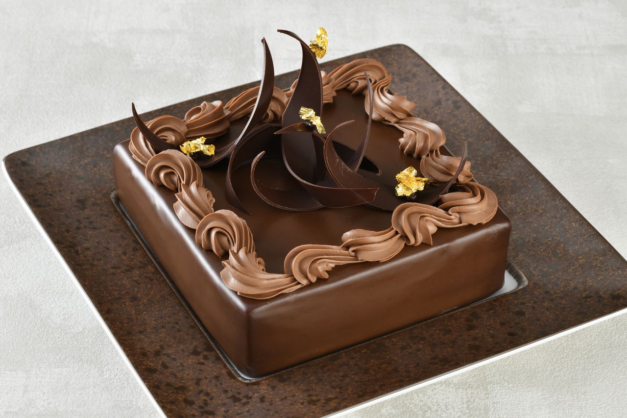 生チョコレートケーキ（四角）　5号（15㎝）