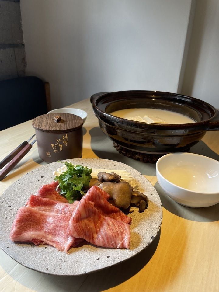 [Mihara Tofu Annex] Ishihara Beef Soy Milk Hot Pot Course