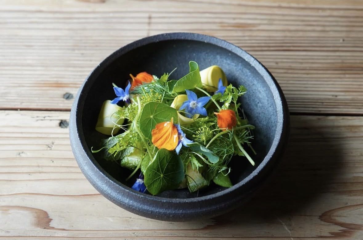 鮎と初夏の野菜＋ノンアルコールペアリング