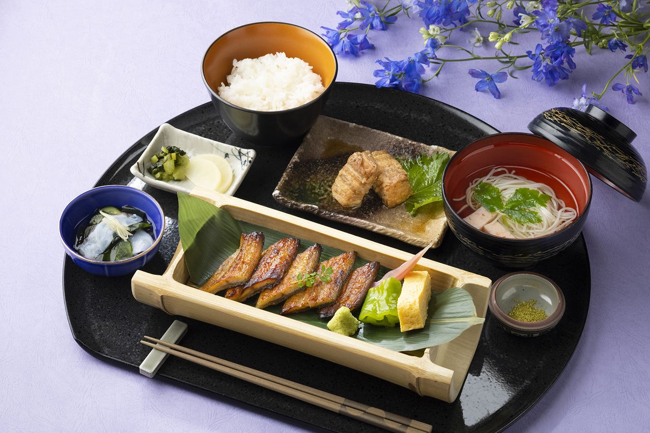 [July Weekdays Only] BAMBOO Gozen (Fumizuki Set Meal) - Includes Coffee or TWG Tea