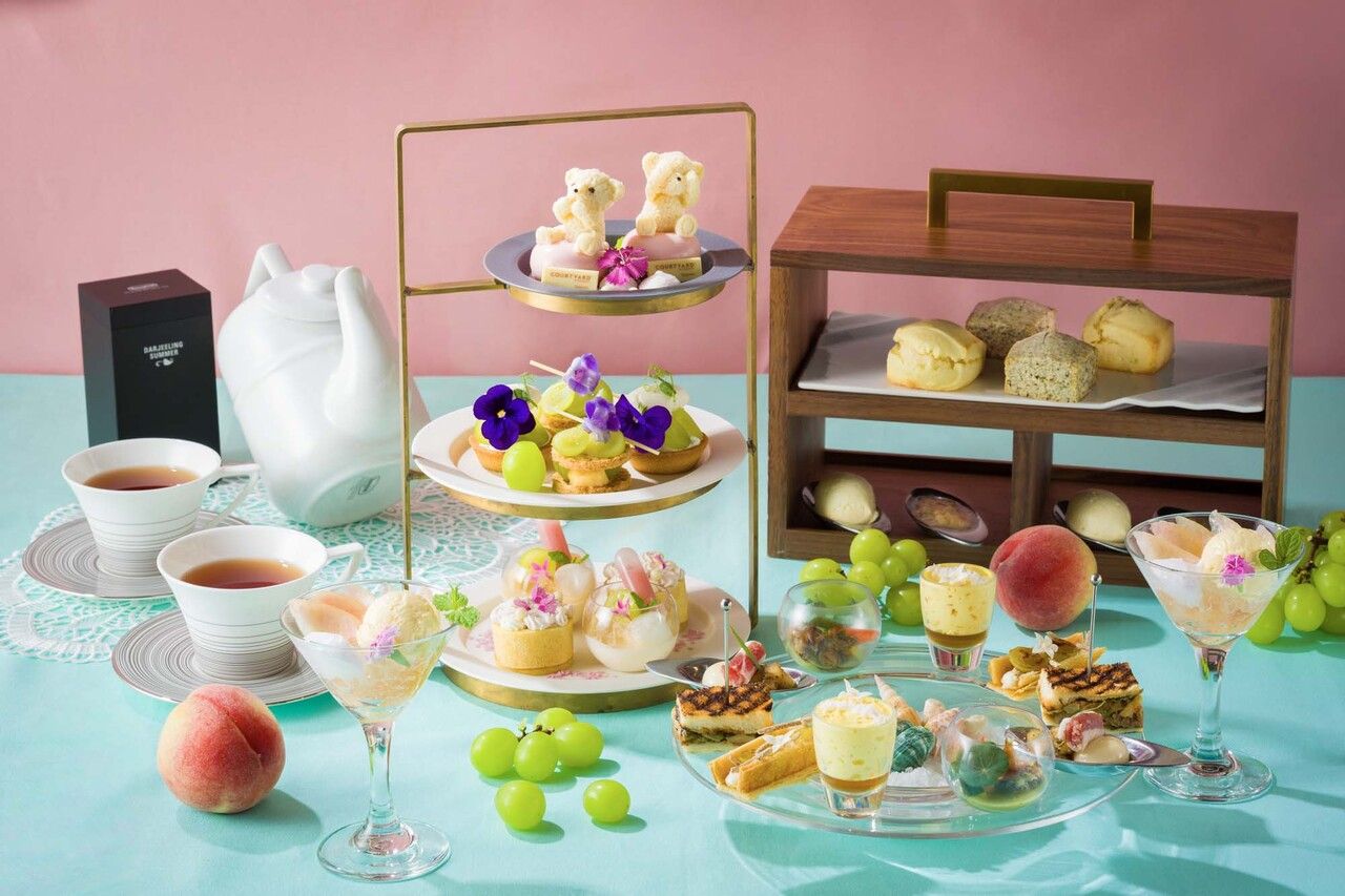 Afternoon Tea Summer -Peach & Muscat-