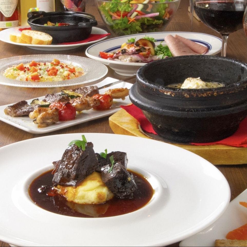 2時間飲放題付き+Naturaパーティーコース