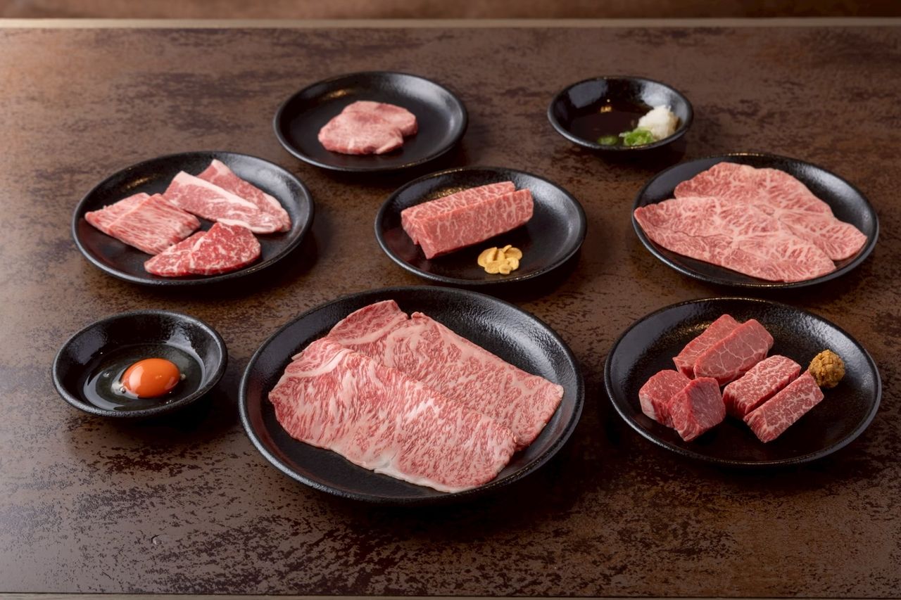 悶絶肉フルコース【KINOEの名物、悶絶肉コースに副菜の付いたフルコース】