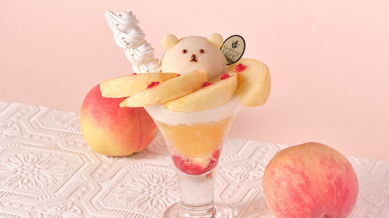 Kuma-chan’s White Peach Parfait (includes 1 drink)