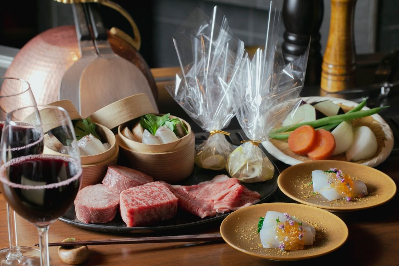 【LUNCH】旬野菜や黒毛和牛をご堪能いただけるシーズナルコース　全9品