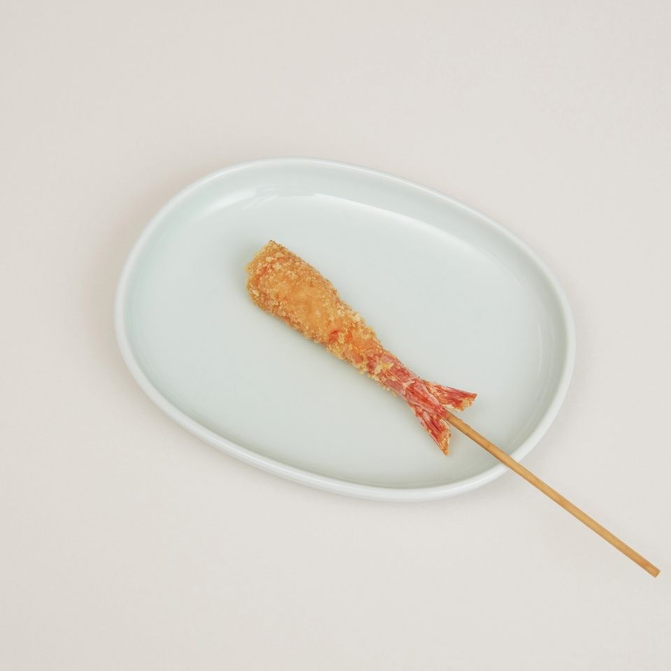 グルテンフリー串揚げ週末限定ランチコース（グルテンフリー串揚げ7串、グルテンフリーの一品料理、スープ、デザート）