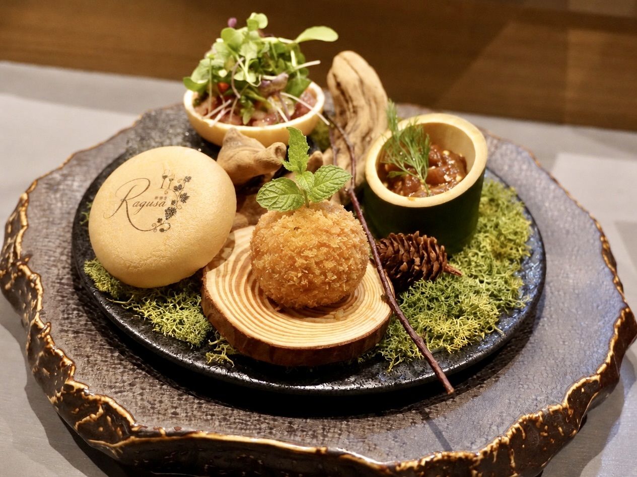 Ragusa Short Course: un menù di 6 portate con mochi, pasta fresca e manzo Wagyu A5