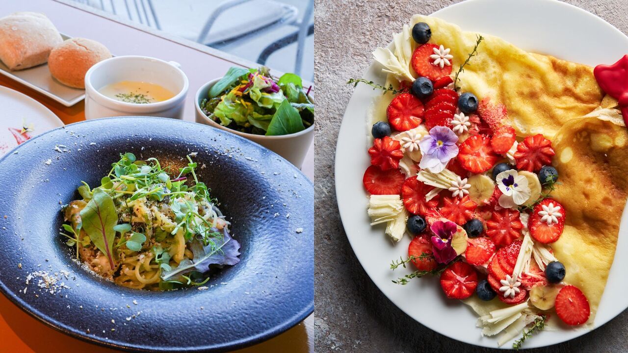 【For anniversaries and celebrations】 BOTANICAL AUTUMN LUNCH SET (change dessert to crêpe)