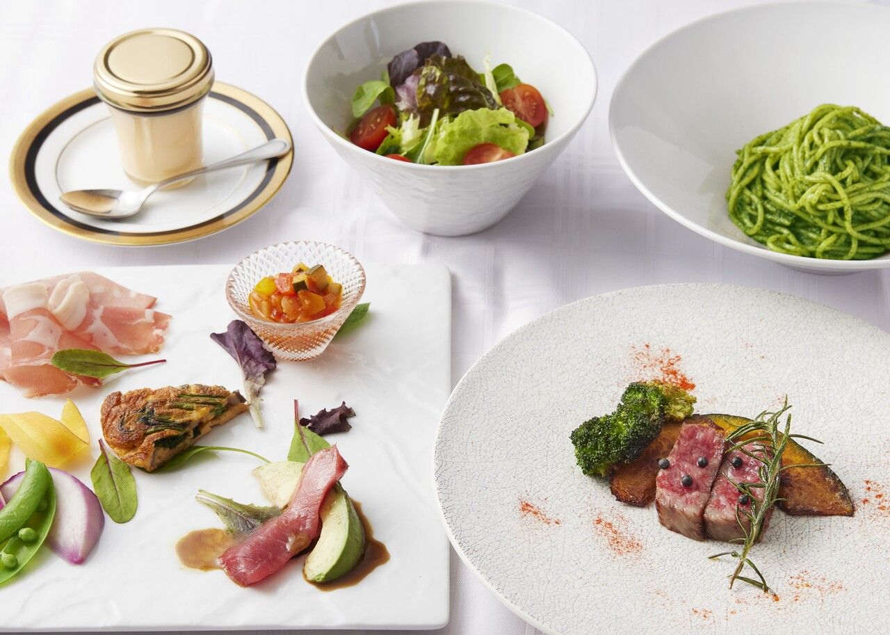 CONFORT【コンフォート】仙台牛のリブロースステーキ パスタなど全6品＋2時間飲み放題