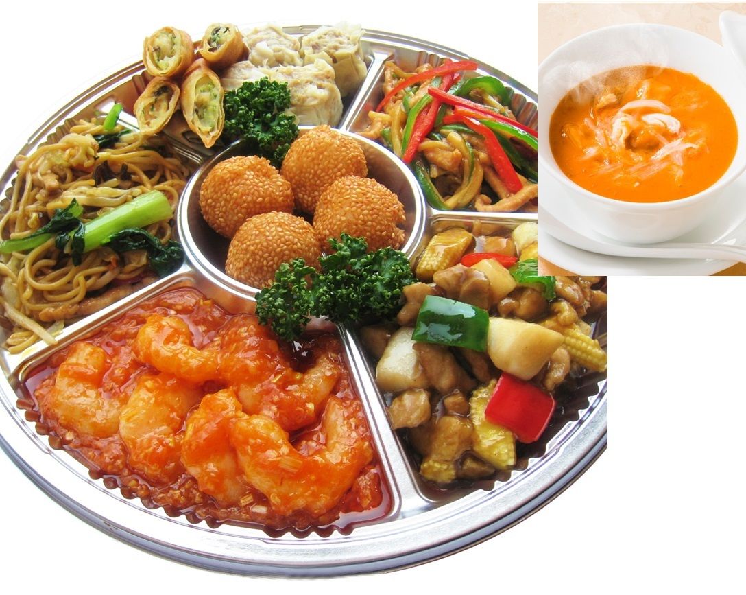 【テイクアウト】ファミリーパック≪梅≫ウニとフカヒレスープ(Mサイズ)付き