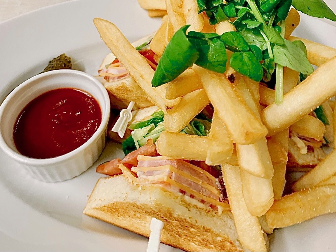 Today's sandwich lunch (with soup, coffee or tea)