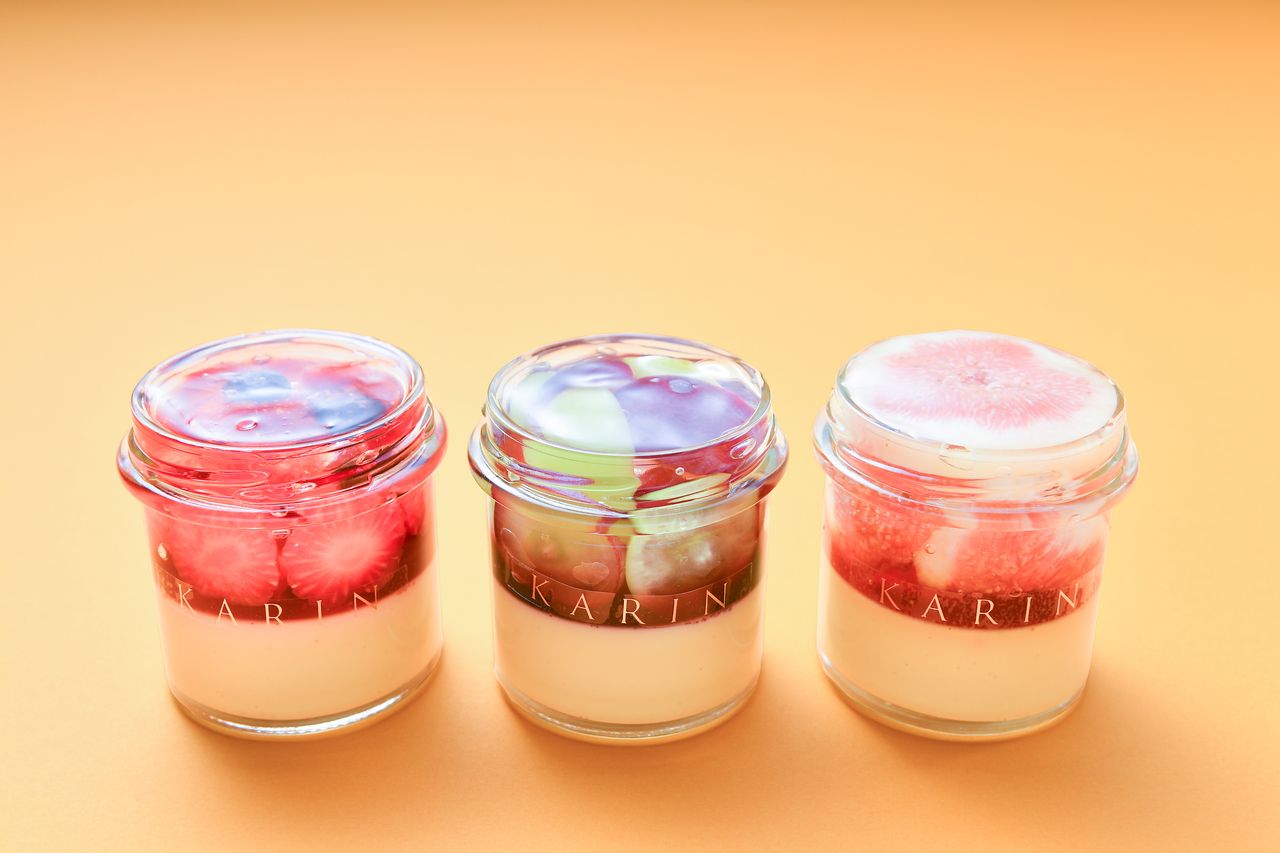 【テイクアウト】ジュエル プリンJewel Pudding　3個のセット