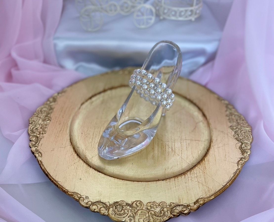 《オプション》ガラスの靴、パール