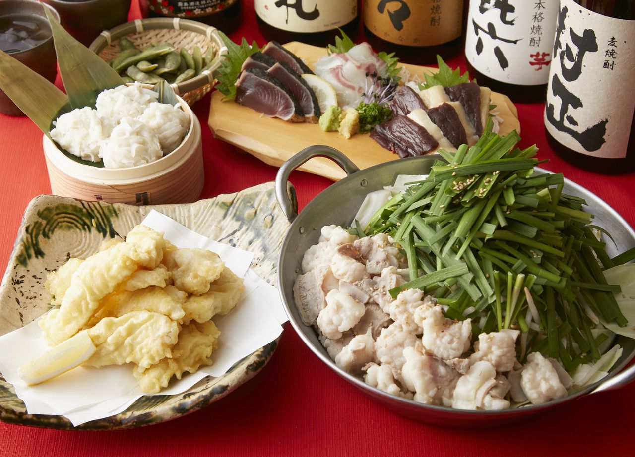 本場流！国産牛もつ鍋コース【2H飲放付】7品5000円(税込)