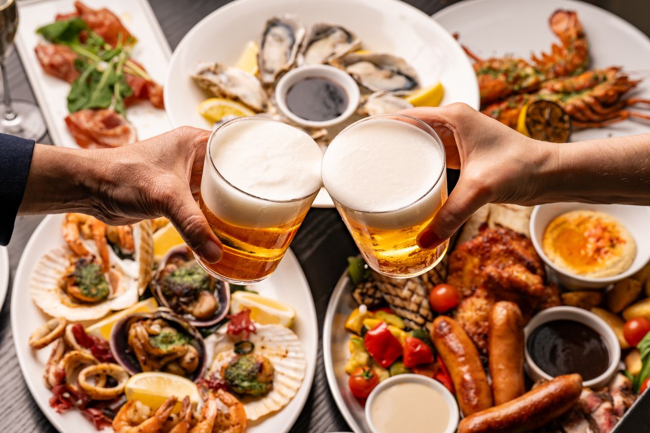 Premium Beer Garden Free Flow Plan