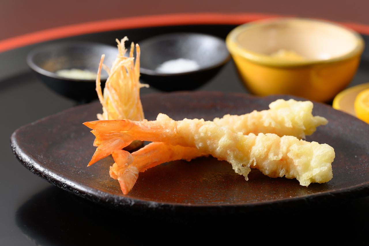 [Private room]  Tempura kaiseki 27,500 yen