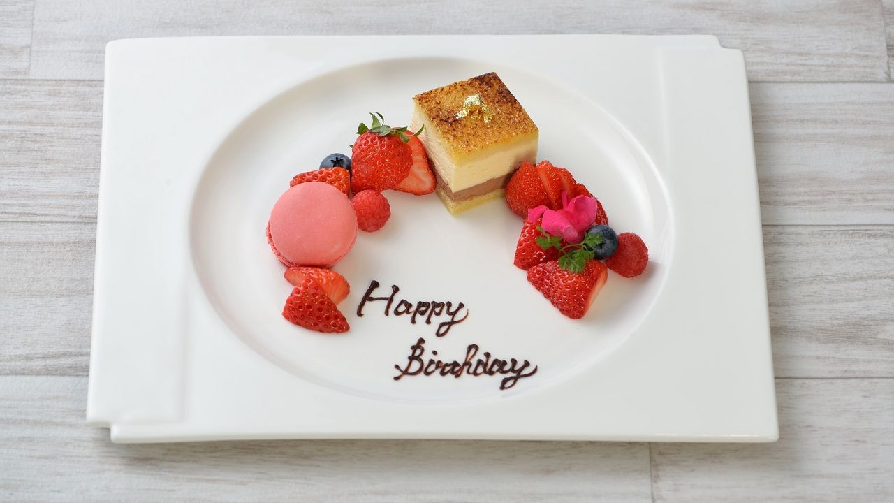 [Optional menu] Dessert plate