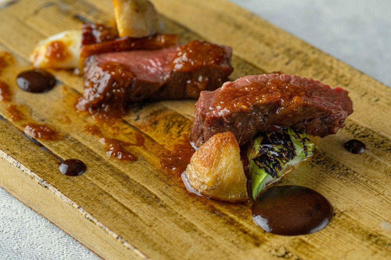 メイン若狭牛　ディナーコース  