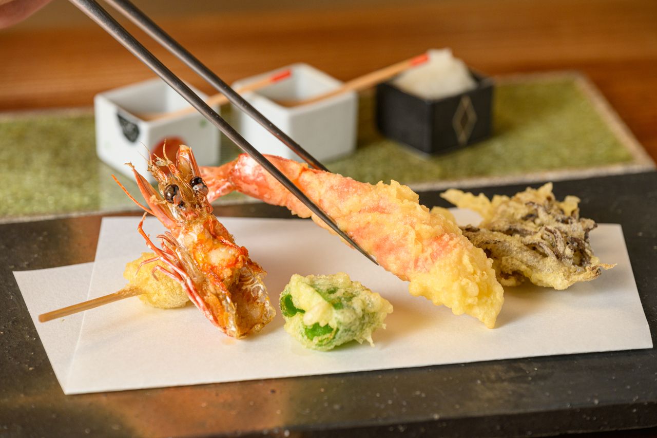 Basic Tempura Kaiseki Course — Yasaka
