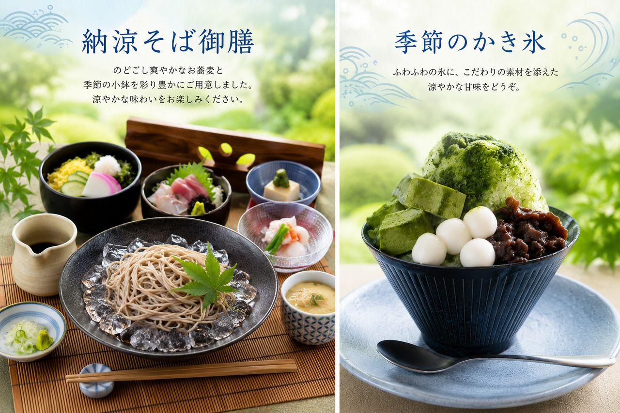 Summer only　Soba course