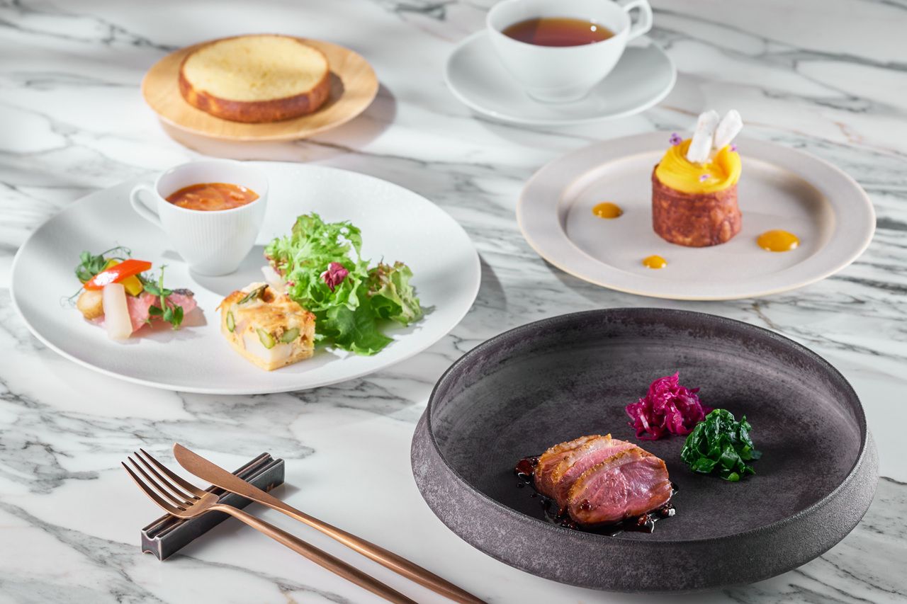 【平日限定】2階 Bランチコース(前菜盛り合わせ・魚or肉料理・デザート)