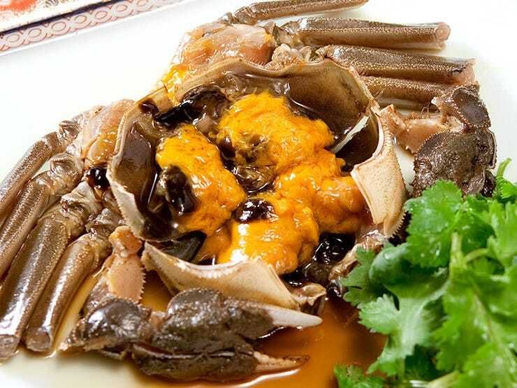 上海蟹と厳選食材のコース【雲林コース】