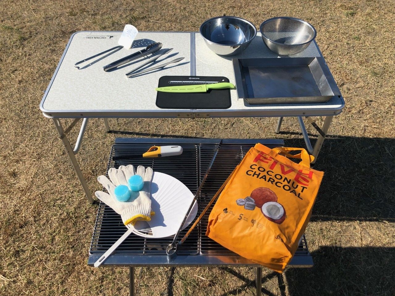 ◎Limited time 20% off {until the end of February} Charcoal grill set (for up to 10 people)