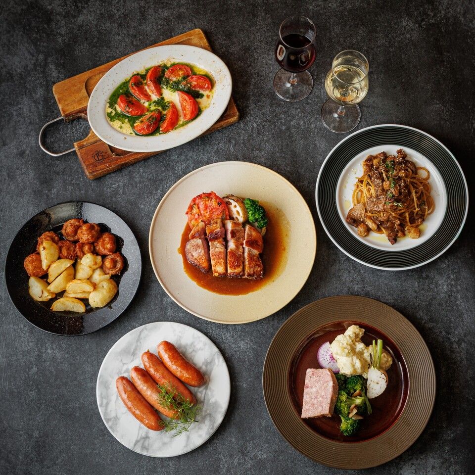 【カジュアルに楽しむ忘年会におススメ◎】京の都もち豚のステーキをメインに 旬の食材を使ったパスタなど全7品　90分飲み放題付	5,500円(税込)	