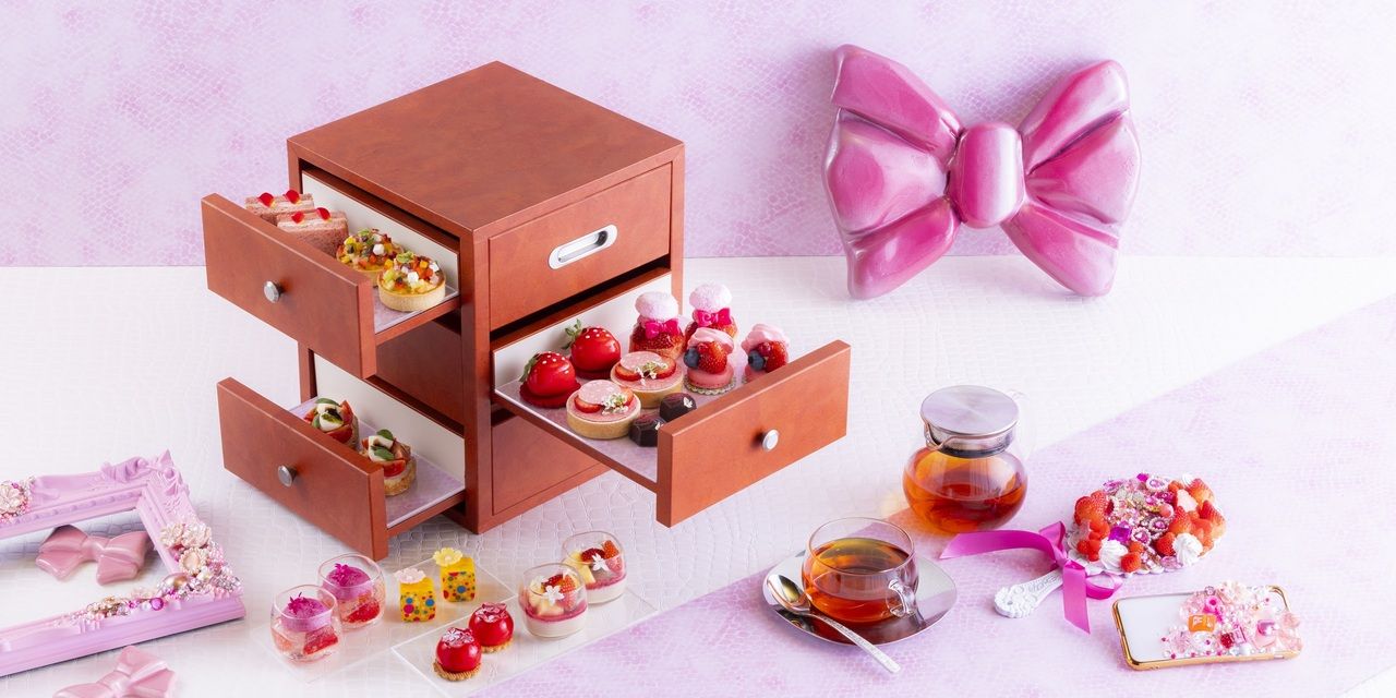 <Weekend> MYPLACE Afternoon Tea set - Strawberry in Pink 12:00~