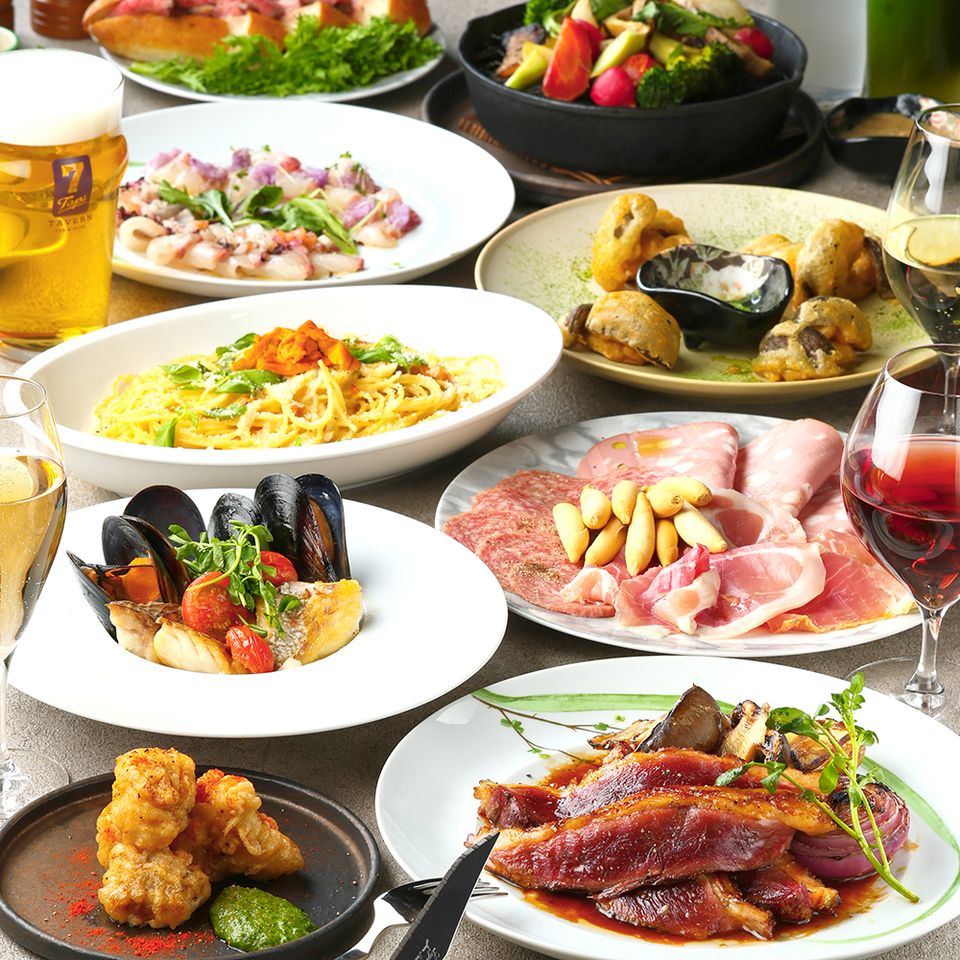 [Luxurious time] Delivered directly from the fishing port! Enjoy fresh fish carpaccio, Kyoto duck, and more with an all-you-can-drink plan (10 dishes in total, 8,000 yen)