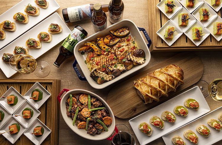 "Casual Party Plan" including a toast of sparkling wine, 6 dishes and a 90-minute free-flow (4 to 10 people)