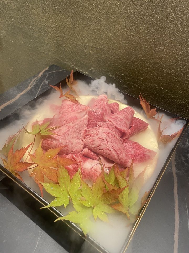 Certified Omi Beef Sukiyaki Set Made with Cotton Candy