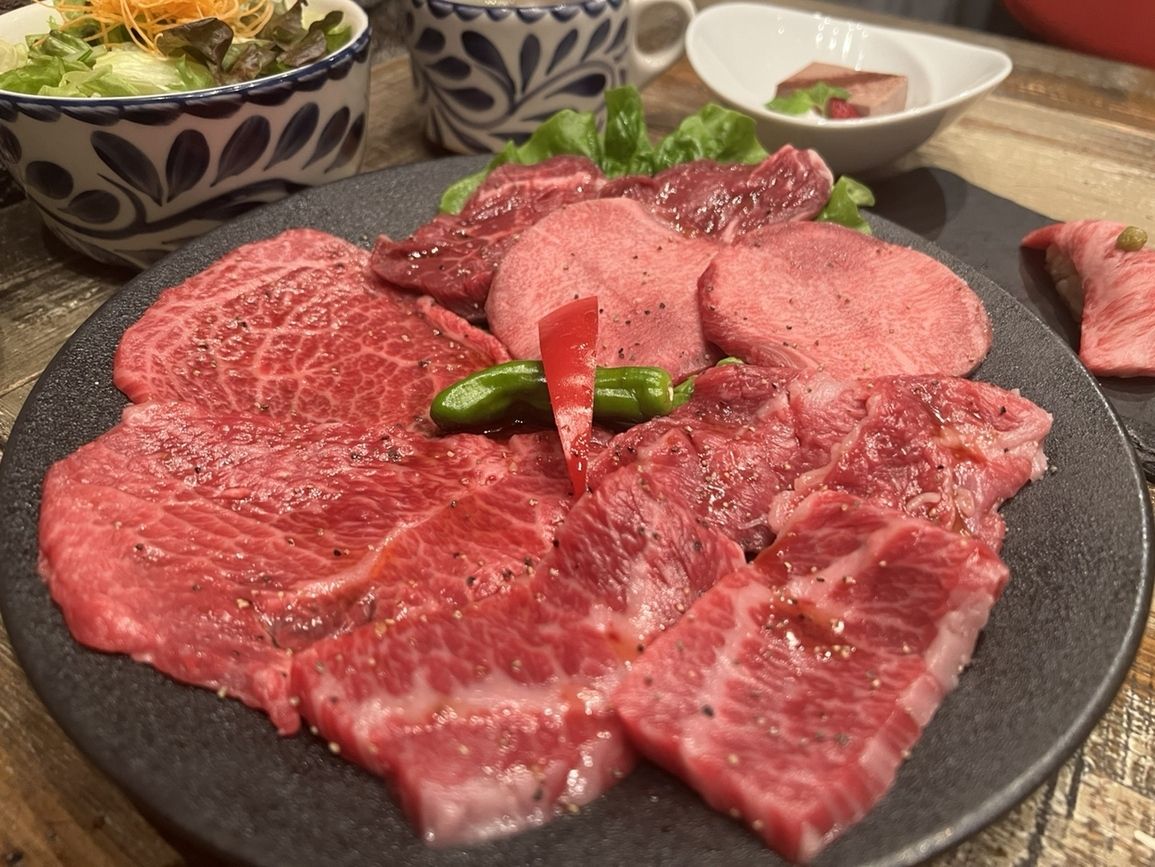 和牛握り寿司付き☆贅沢焼肉ランチセット