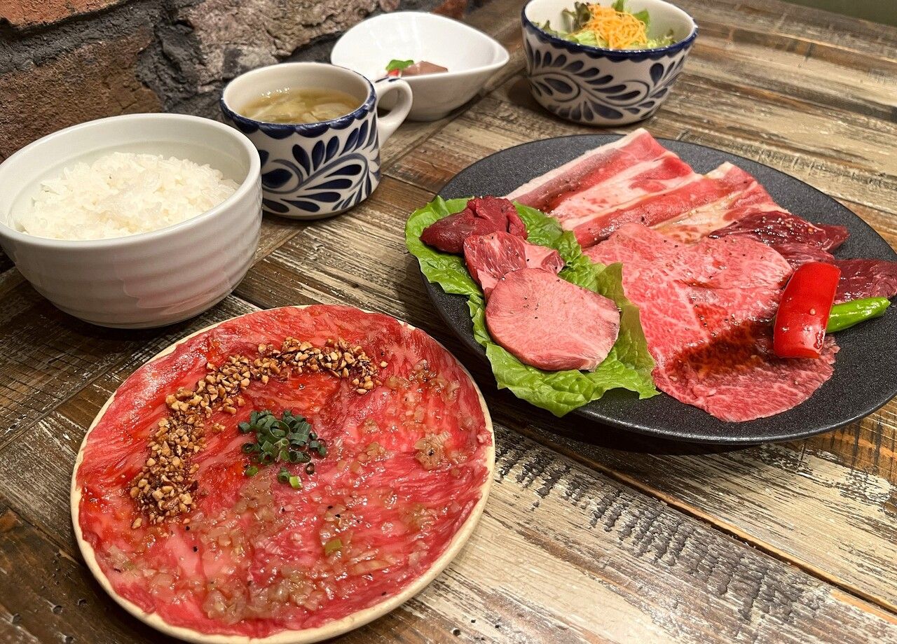 ★ 享用附牛裡肌的烤肉套餐