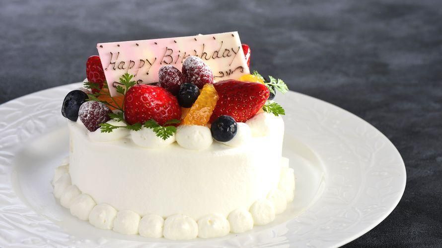 ◆ [Option] Fresh cream cake with a diameter of 12 cm