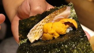 8周年記念！名物ウニとノドグロの手巻きのついたお任せコース　27500円(税込)