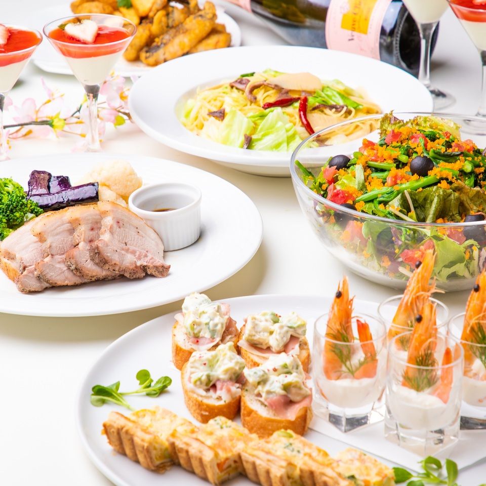【SUMMER COURSE】～カラオケ個室～カジュアルコース2時間/料理8品/5,600円（税込）