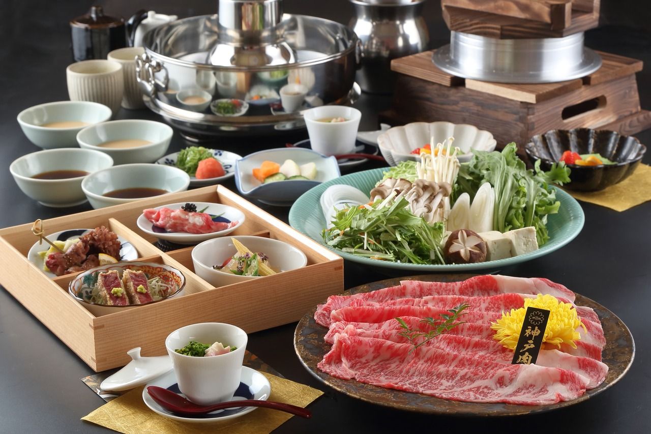 Kobe beef shabu-shabu course