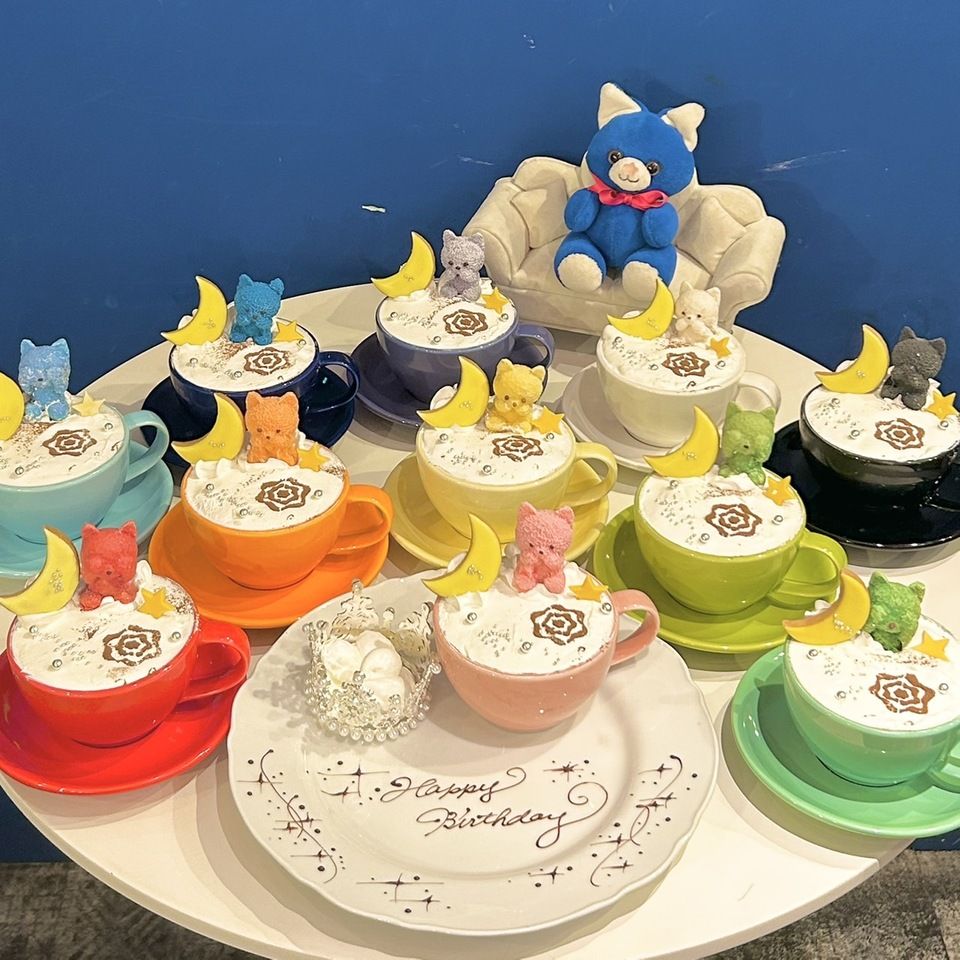 【추천활의 축하에 추천!】Eve cat Parfait plate