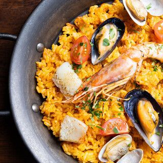【ランチ】パエリアセット