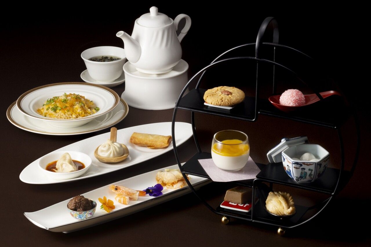 チャイニーズアフタヌーンティーセット　