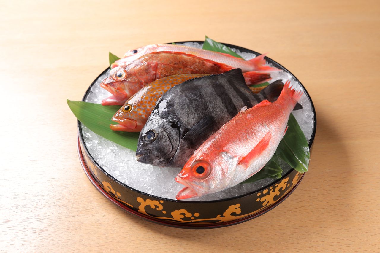 Toyama local fish course