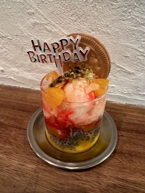 誕生日デザート