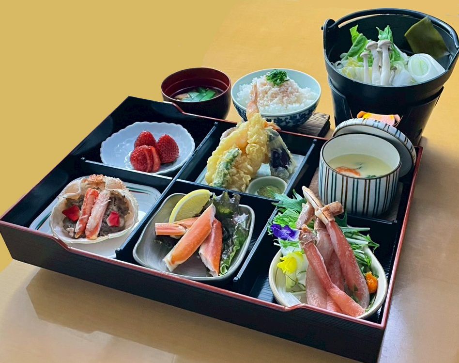 Crab shabu-shabu set meal