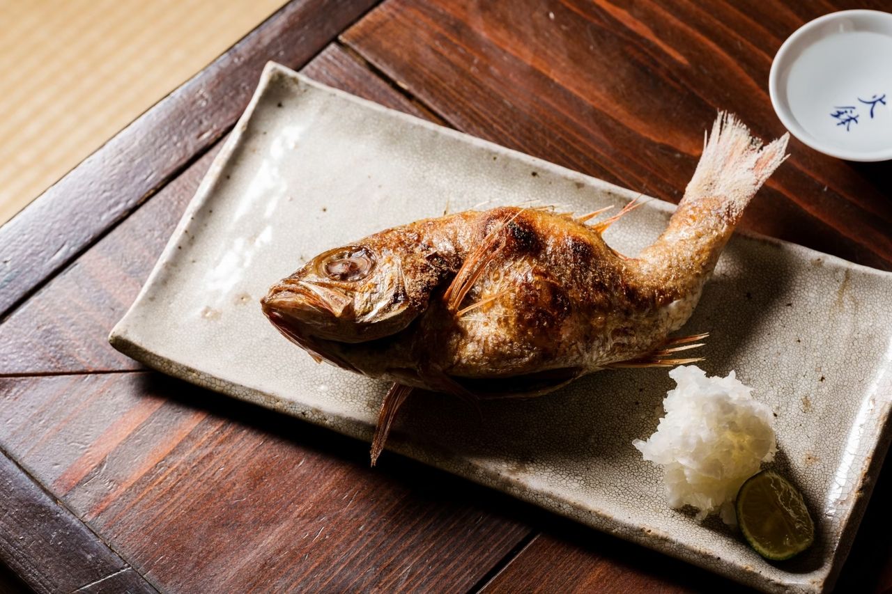 【のどぐろ原始焼天麩羅】料理のみ「おまかせ15,000円コース」金沢のどぐろ原始焼・和牛といくらの土鍋ご飯など厳選した食材を味わえるコース