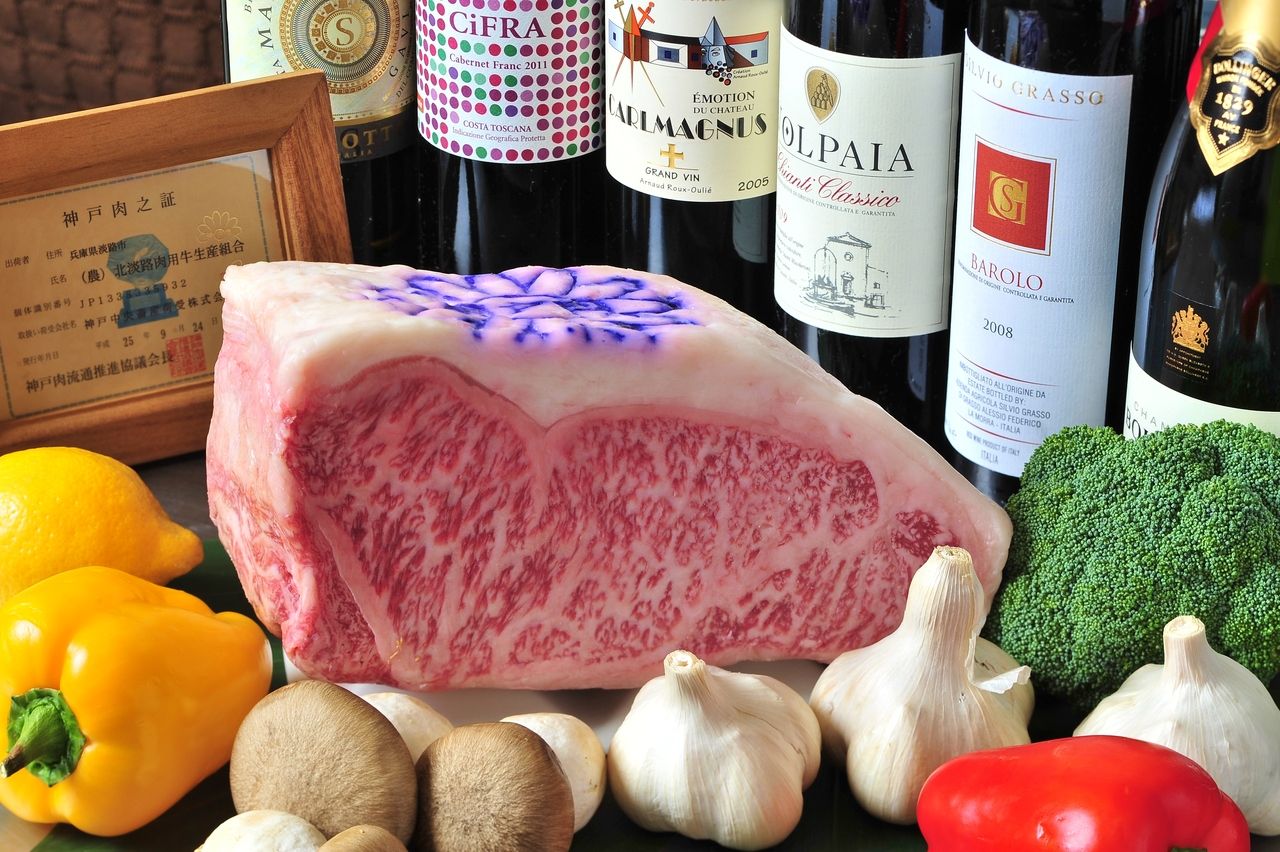 神戸牛サーロインステーキセット（ランチ＆ディナーどちらも利用可能）