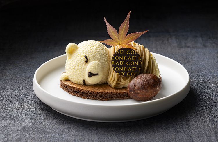 【Weekend Dessert Set】 Cassis and Mont Blanc Tiramisu Bear